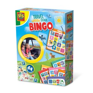 Ses Cestovní hra - BINGO, lepení obrázků na okno auta