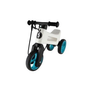 Odrážedlo FUNNY WHEELS Rider SuperSport bílé/tyrkys 2v1