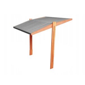 ELIS DESIGN STŘÍŠKA k dřevěnému pískovišti 120x120 cm předvrtaná impregnovaná - BAZAR
