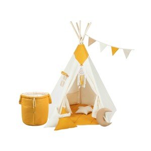 ELIS DESIGN Set teepee stan Sluneční záře - čtvercové provedení, varianta Luxury - BAZAR