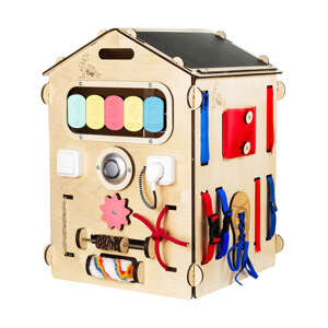 Activity board BusyKids domeček natura - BAZAR