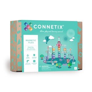 Connetix Tiles - kuličkodráha PASTEL 106 ks