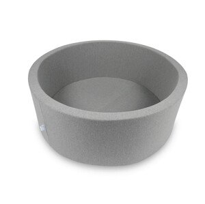 ELIS DESIGN Dětský suchý bazének kulatý 110x40 bez míčků - šedý - BAZAR