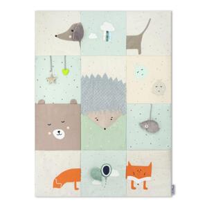 Hrací deka MoMi VOLPI patchwork