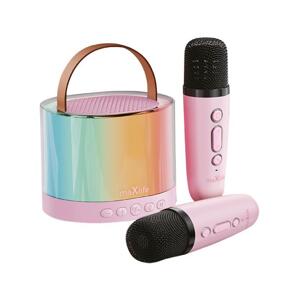 Bluetooth karaoke set Maxlife MXKS-200 růžový