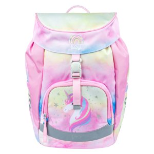 BAAGL Školní batoh Airy Rainbow Unicorn + ZDARMA Sáček na přezůvky