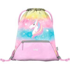 BAAGL Sáček na přezůvky s kapsou Rainbow Unicorn