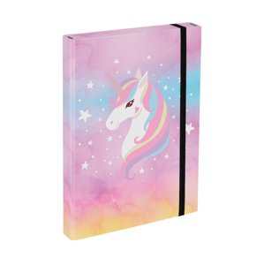 BAAGL Desky na školní sešity A4 Rainbow Unicorn