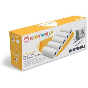 Kidywolf Náhradní fotopapír do fotoaparátu KIDYPRINT- lepicí (sada 5 rolí)