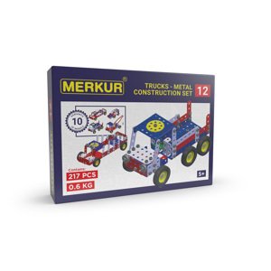 Merkur - stavebnice Merkur 012 Odtahové vozidlo, 217 dílů, 10 modelů