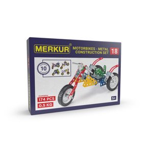 Merkur - stavebnice Merkur 018 Motocykly, 174 dílů, 10 modelů