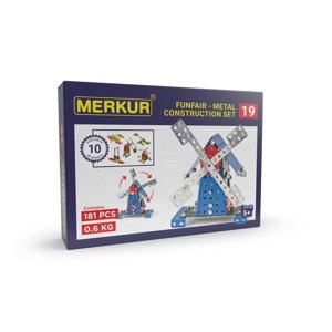 Merkur - stavebnice Merkur 019 Mlýn, 181 dílů, 10 modelů