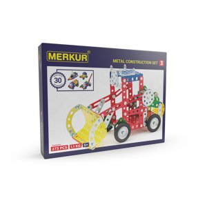Merkur - stavebnice Merkur 3 stavebnice, 307 dílků, 30 modelů