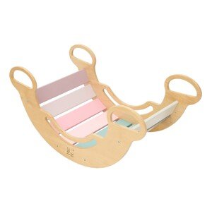 ELIS DESIGN Montessori houpačka 6in1 smile pastel (poškozená krabice)