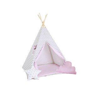 Set teepee stan pro děti růžový varianta: standard