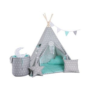 Dětský stan Set teepee stan mátový Standard varianta: luxury