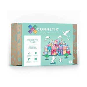 Connetix Tiles - Magnetická stavebnice PASTEL 120 ks