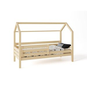 ELIS DESIGN Domečková postel s šuplíkem premium rozměr lůžka: 160 x 200 cm, šuplík, nožičky: s nožičkami, bez šuplíku, Zábrany: Obě