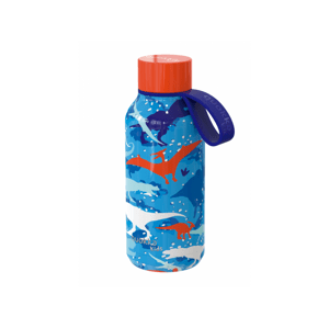 Quokka Nerezová termoláhev Solid Kids s poutkem Dinosaur 330 ml