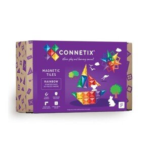 Connetix Tiles - Magnetická stavebnice 60 ks