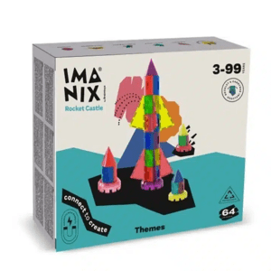 MAGNETICKÁ STAVEBNICE IMANIX ROCKET CASTLE- 64 ks