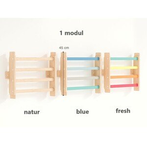 BusyKids Žebřiny (ribstole) - rostoucí barva: natur, varianta: 1 modul