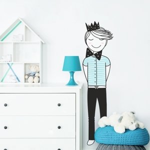 Yokodesign Nálepka na zeď - barevné postavičky - princ Emil Velikost: střední - M