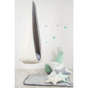ELIS DESIGN Závěsná houpačka do pokoje béžová