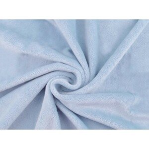 ELIS DESIGN copánkový mantinel tríbarevný minky barva: bílá x šedá x modrá, rozměr: 450 cm