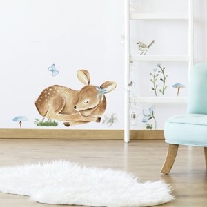Yokodesign Nálepka na zeď - Koloušek IV barva: růžová