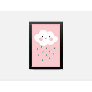 ELIS DESIGN veselý růžový mráček rozměr: 50 x 70 cm
