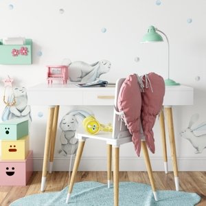 Yokodesign Nálepka na zeď - Roztomilí králíci