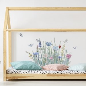 Yokodesign Nálepka na zeď - Luční květy
