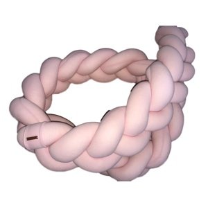 ELIS DESIGN Copový mantinel jednobarevný - světle růžový rozměr: 220 cm