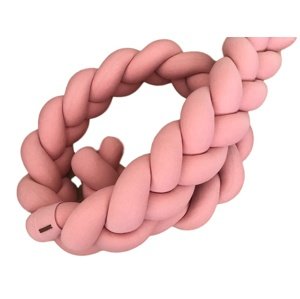 ELIS DESIGN Copový mantinel jednobarevný - starorůžový rozměr: 200 cm