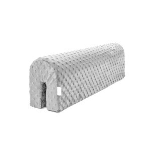 ELIS DESIGN Chránič na postel pěnový - 80 cm barva: světle šedá, Délka: 80 cm