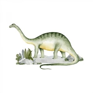Yokodesign Nálepka na zeď Brontosaurus Velikost: maxi - XL