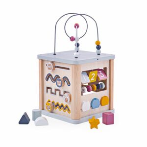Bigjigs Toys Baby Motorická aktivní kostka 38,5 cm