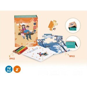 DORJEE Puzzle Barevný svět pro děti od 2 let - 72 ks