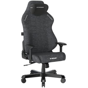 Herní židle DXRacer TANK černá, látková