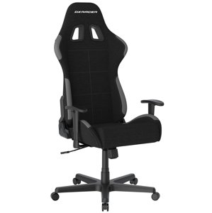 Herní židle DXRacer FORMULA černo-šedá, látková