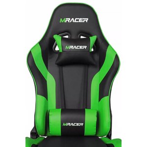 DXRACER Opěrák pro MRACER zelený - koženka