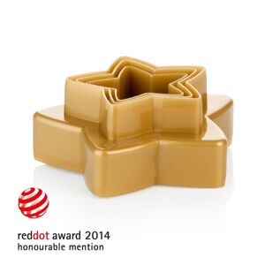 Oboustranná vykrajovátka hvězdy DELÍCIA, 6 velikostí