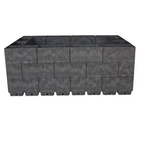 Kasko záhon ve tvaru obdélníku - 3 patra/ 100 cm