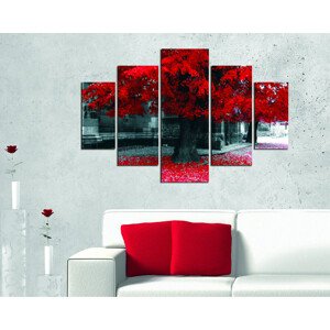 ASIR Sada obrazů RUDÝ STROM 92 cm MDF