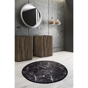 ASIR Koupelnová předložka MARBLE černý mramor