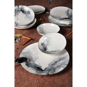 ASIR Porcelánová jídelní souprava 24 ks MARBLE