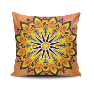 ASIR Povlak na polštář MANDALA-20 oranžová mandala