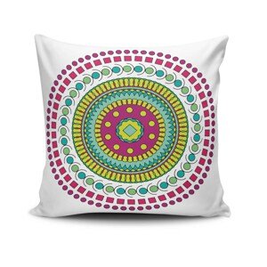 ASIR Povlak na polštář MANDALA-38 bílá mandala