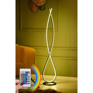 ASIR Stojací lampa INFINITY BLACK  na dálkové ovládání